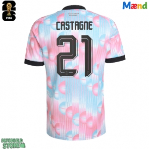 Belgien Timothy Castagne #21 Replika Udebanetrøje VM 2026 Kortærmet